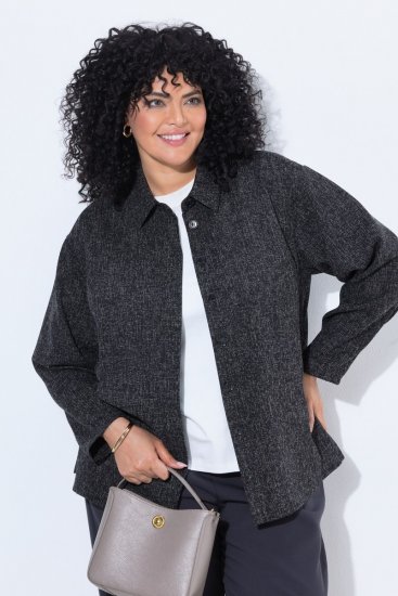 Ulla Popken 853477 Jacke Oliv - Jacken - Große Jacken für Damen