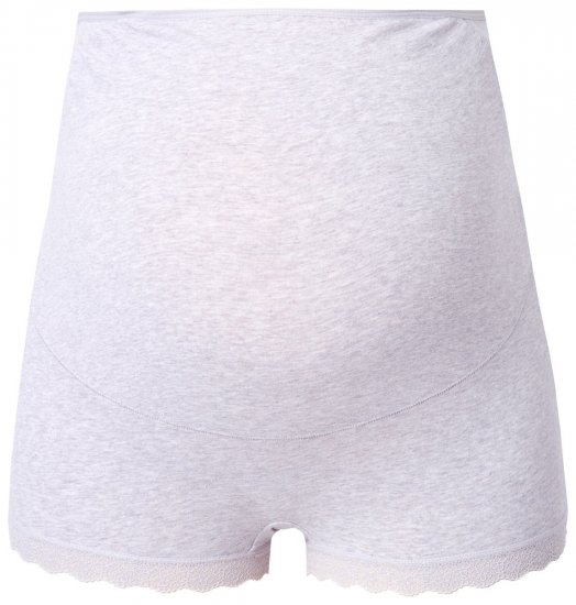 Ulla Popken 853631 Umstandsslips mit Spitze Grau meliert - Slips - 