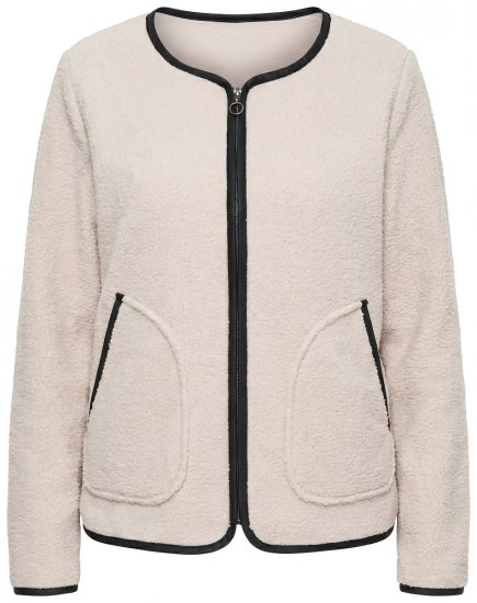 Ulla Popken 853685 Teddyjacke Champagner - Jacken - Große Jacken für Damen