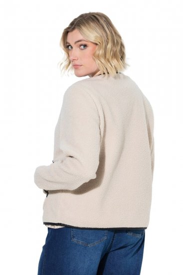 Ulla Popken 853685 Teddyjacke Champagner - Jacken - Große Jacken für Damen