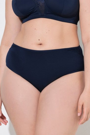 Ulla Popken 853698 Slips mit Spitze 5er-Pack Schwarz - Slips - 
