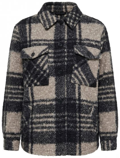 Ulla Popken 853709 Teddyjacke Beige - Jacken - Große Jacken für Damen
