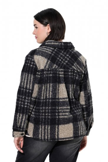 Ulla Popken 853709 Teddyjacke Beige - Jacken - Große Jacken für Damen