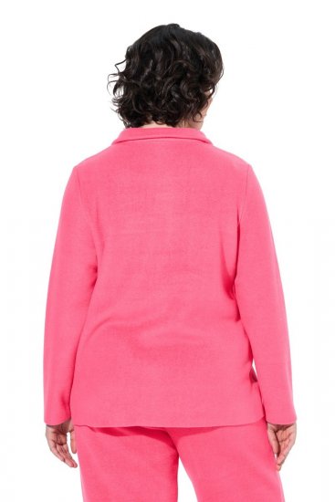 Ulla Popken 854200 Fleecejacke Rosa - Jacken - Große Jacken für Damen