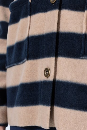 Ulla Popken 854366 Fleecejacke Hellbraun - Jacken - Große Jacken für Damen