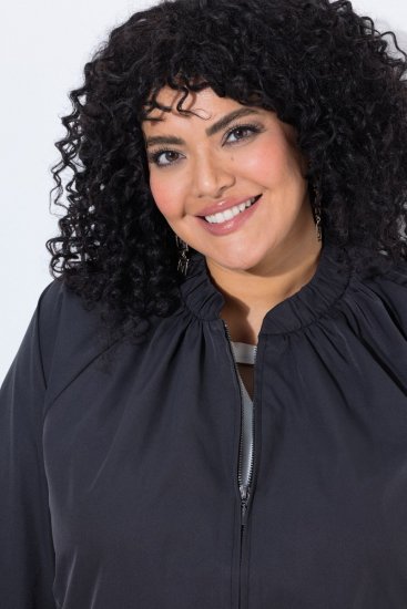 Ulla Popken 854962 Bomberjacke Oliv - Jacken - Große Jacken für Damen