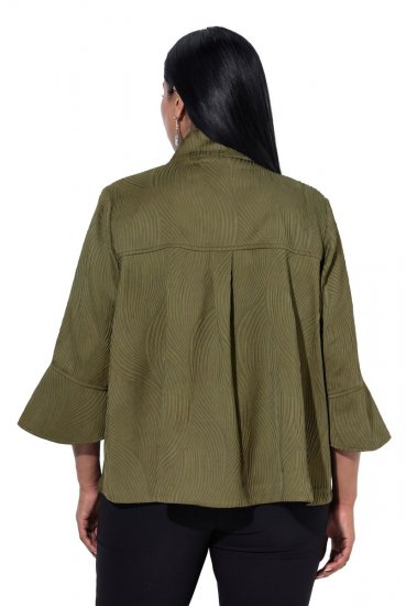 Ulla Popken 855125 Jacke Khaki - Jacken - Große Jacken für Damen