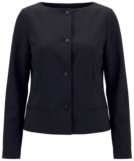 Ulla Popken 855136 Blazer mit Stretch Schwarz - Blazer - Blazer für Frauen in Großgrößen