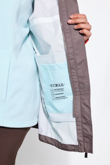 Ulla Popken 855313 Parka Taupe - Mäntel - Große Größen: Mäntel für Damen