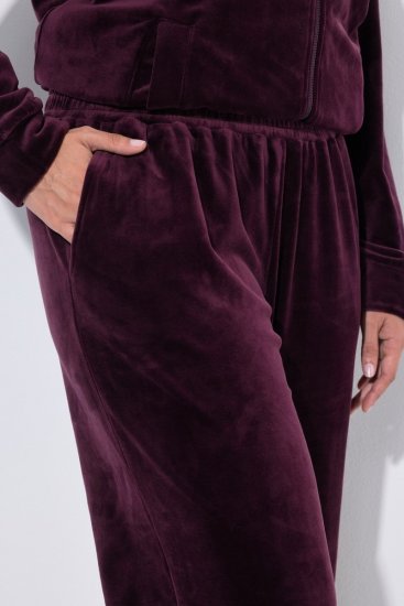 Ulla Popken 856119 Homewear-Hose Pflaume - Pyjama/Loungewear - 