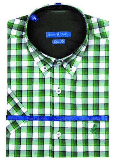 Forestal 901222E Check Shirt Green - Herrenhemden - Herrenhemden in großen Größen
