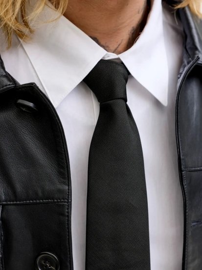 Jack & Jones Solid Krawatte Schwarz - Krawatten und Fliegen - 