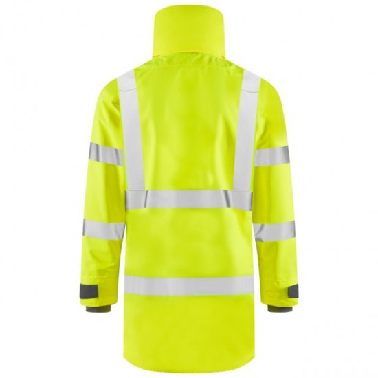 Leo Eastleigh Ecoviz 10K Performance Breathable Anorak Hi-Vis Yellow - Herren arbeitskleidung - Herren Arbeitskleidung Große Größen