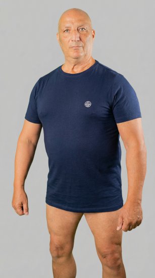 20 Nodi Mezzogiorno Sports T-Shirt Navy - Herren-T-Shirts - Herren-T-Shirts in großen Größen
