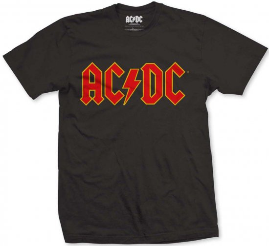 AC/DC Logo T-shirt Black - Herren-T-Shirts - Herren-T-Shirts in großen Größen