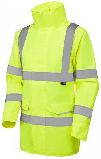 Leo Cheristow EcoViz 4K Women's Baffle Lined Anorak Hi-Vis Yellow - Arbeitskleidung - 