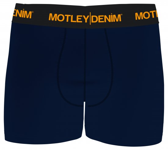 Motley Denim Amsterdam Boxershorts Navy 2-pack - Herrenunterwäsche & bademode - Herrenunterwäsche & Bademode in großen Größen