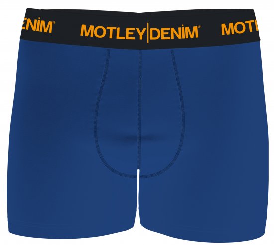 Motley Denim Amsterdam Boxershorts Royal Blue 2-pack - Herrenunterwäsche & bademode - Herrenunterwäsche & Bademode in großen Größen