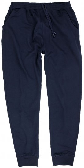 Adamo Athen Sweatpants with Cuffs Navy - Jogginghosen für herren - Jogginghosen für Herren in großen Größen