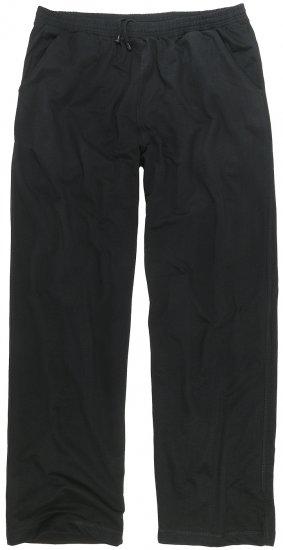 Adamo Athen Sweatpants with Open Hem Black - Jogginghosen für herren - Jogginghosen für Herren in großen Größen