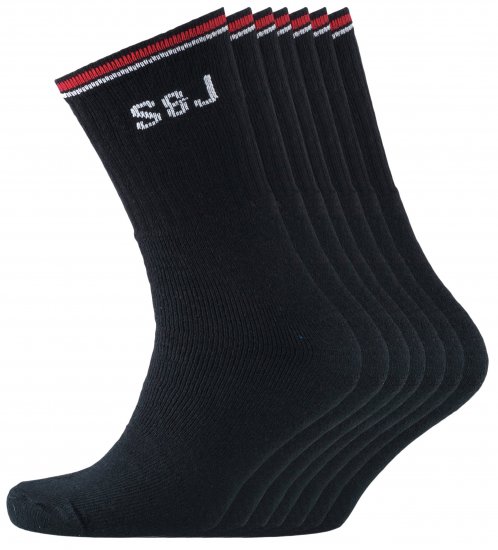 Smith & Jones Bexley 7-pack Socks Black (40-45) - Herrenunterwäsche & bademode - Herrenunterwäsche & Bademode in großen Größen