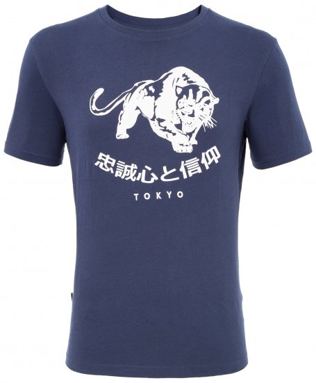 Loyalty & Faith Blocker T-shirt Blue - Herren-T-Shirts - Herren-T-Shirts in großen Größen