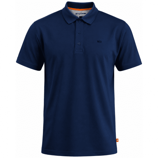 Motley Denim Bratislava Polo Navy - Polo-shirts für herren - Polo-Shirts für Herren in großen Größen