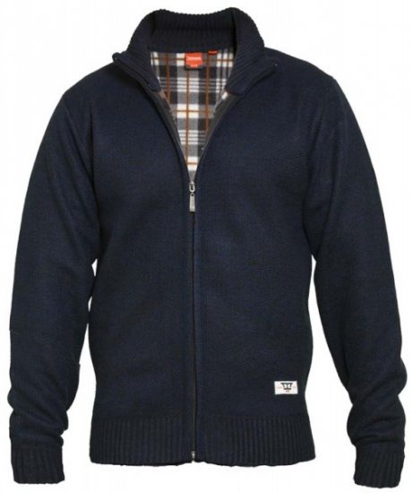 D555 Braxton Sweater Navy - Herren-sweater und -hoodies - Herren-Sweater und -Hoodies in großen Größen