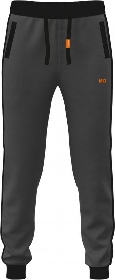 Motley Denim Bremen Sweatpants Charcoal/Black - Jogginghosen für herren - Jogginghosen für Herren in großen Größen