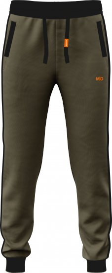 Motley Denim Bremen Sweatpants Dark Khaki/Black - Jogginghosen für Herren in großen Größen - Jogginghosen für Herren in großen Größen