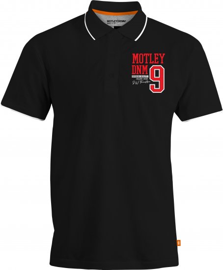 Motley Denim Brighton Polo Black - Polo-shirts für herren - Polo-Shirts für Herren in großen Größen