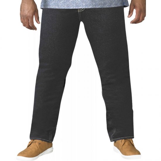D555 Cedric Tapered Fit Stretch Jeans Indigo TALL SIZES - HERRENBEKLEIDUNG MT-6XLT - Langgrößen für Herren