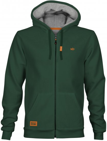 Motley Denim Copenhagen Hoodie Racing Green - Herren-sweater und -hoodies - Herren-Sweater und -Hoodies in großen Größen