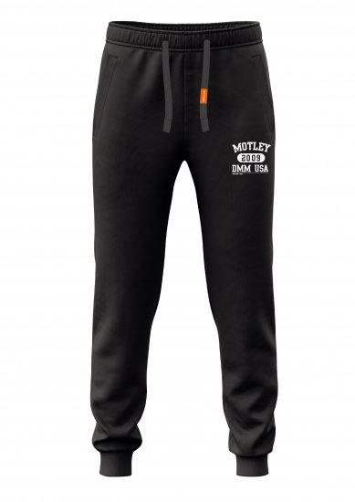 Motley Denim Cork Sweatpants Black - Jogginghosen für Herren in großen Größen - Jogginghosen für Herren in großen Größen