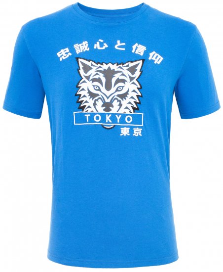 Loyalty & Faith Cracker T-shirt Blue - Herren-T-Shirts - Herren-T-Shirts in großen Größen