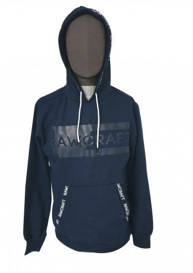 Rawcraft Cregan Hoodie Navy - Herren-sweater und -hoodies - Herren-Sweater und -Hoodies in großen Größen