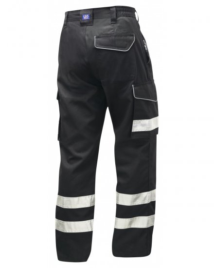 Leo Ilfracombe Cargo Pants Black - Herren arbeitskleidung - Herren Arbeitskleidung Große Größen
