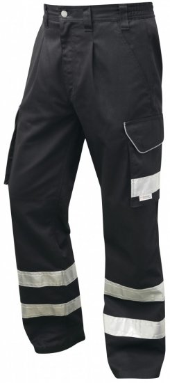 Leo Ilfracombe Cargo Pants Black - Herren arbeitskleidung - Herren Arbeitskleidung Große Größen