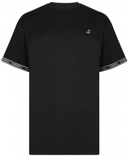 Kangol Descend T-shirt Black - Herren-T-Shirts - Herren-T-Shirts in großen Größen
