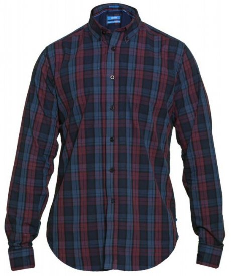 D555 Enderby Long Sleeve Shirt - Herrenhemden - Herrenhemden in großen Größen