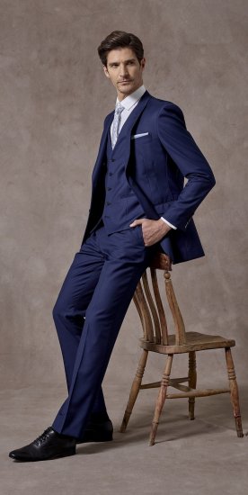 Skopes Kennedy Suit jacket Royal Blue - Herrenanzüge und -blazer - Herrenanzüge und -blazer in großen Größen