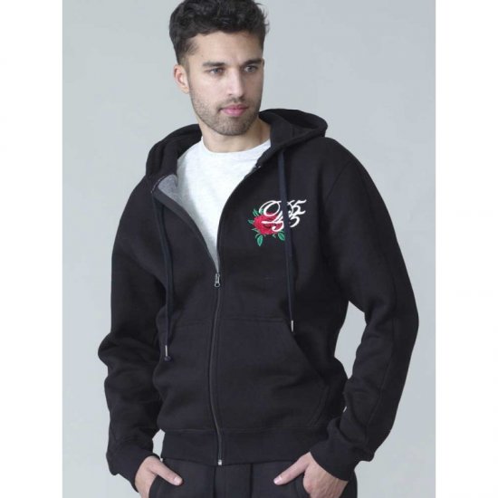 D555 Verlin Couture Full Zip Hoodie Black - Herren-sweater und -hoodies - Herren-Sweater und -Hoodies in großen Größen