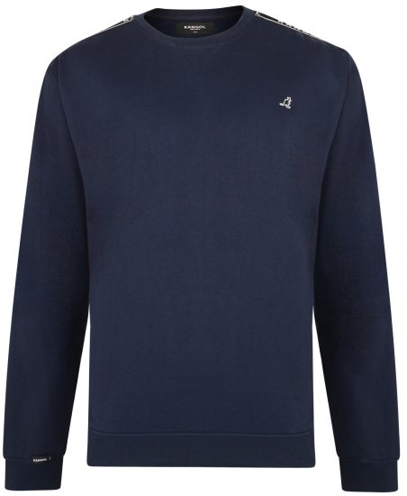 Kangol Foray Sweatshirt Navy - Herren-sweater und -hoodies - Herren-Sweater und -Hoodies in großen Größen