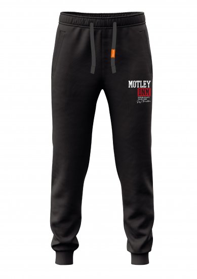 Motley Denim Glasgow Sweatpants Black - Jogginghosen für herren - Jogginghosen für Herren in großen Größen