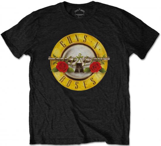 Guns N' Roses Classic logo T-shirt Black - Herren-T-Shirts - Herren-T-Shirts in großen Größen