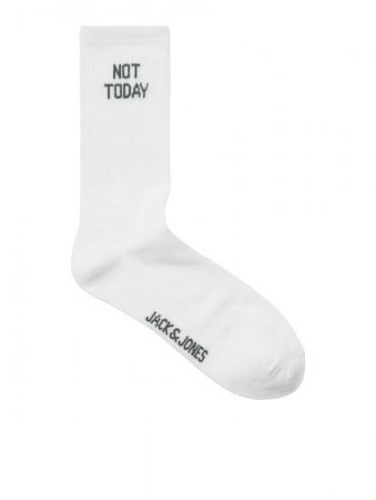Jack & Jones Power Statements Tennissocken Weiß 3er-Pack - Herrenunterwäsche & bademode - Herrenunterwäsche & Bademode in großen Größen