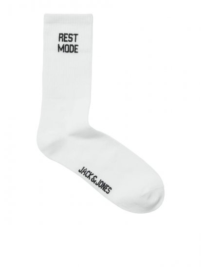 Jack & Jones Power Statements Tennissocken Weiß 3er-Pack - Herrenunterwäsche & bademode - Herrenunterwäsche & Bademode in großen Größen