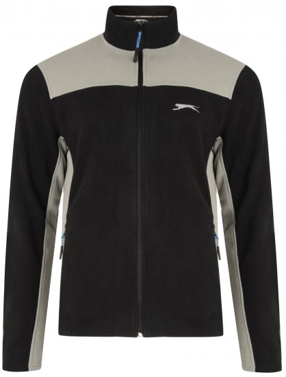 Slazenger Haines Microfleece Black - Herren-sweater und -hoodies - Herren-Sweater und -Hoodies in großen Größen