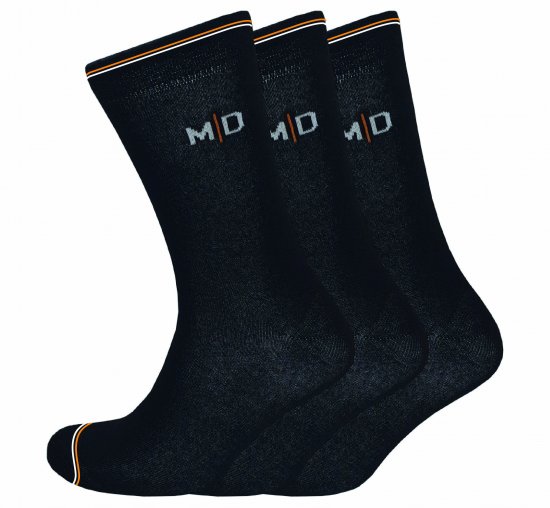 Motley Denim Harry Socks 3-Pack Black - Herrenunterwäsche & bademode - Herrenunterwäsche & Bademode in großen Größen
