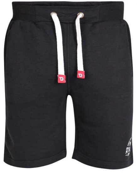 D555 Harvey Fleece Shorts Black - Jogginghosen für herren - Jogginghosen für Herren in großen Größen